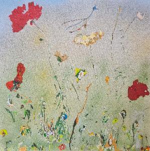 Hommage an Liszts Soneto del Petrarca op. 104 und Ong Namo, 2025, Mischtec... 50 cm