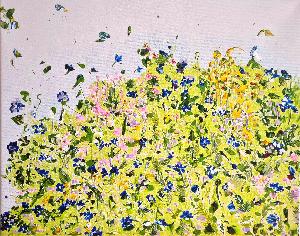 Der erste Maltag im Garten